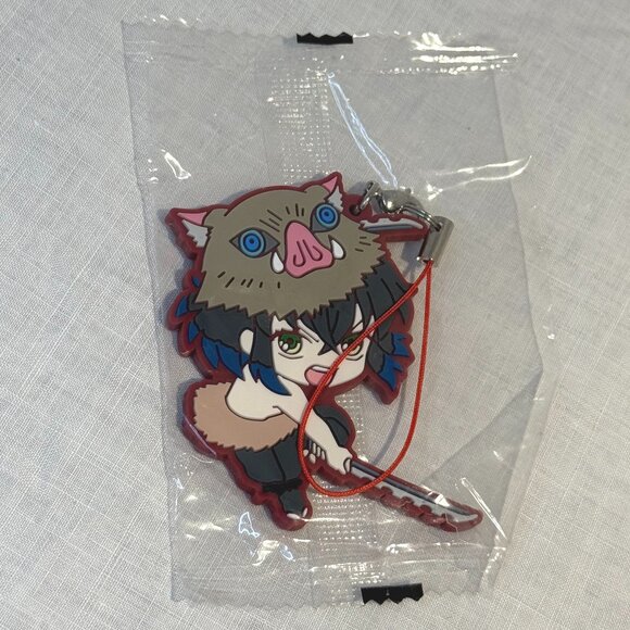 3/$20 - Demon Slayer Keychain - Rare Japan Import Anime Japanese - Inosuke - Picture 1 of 3